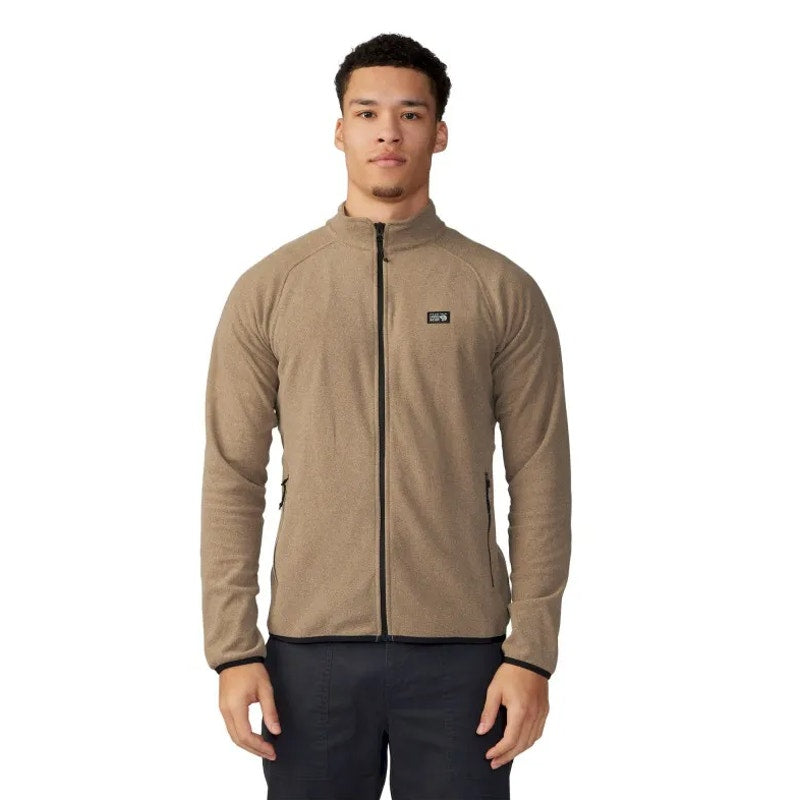 MOUNTAIN HARDWEAR Mens Microchill Full Zip Fleece Jacket XXL Tan NWOT