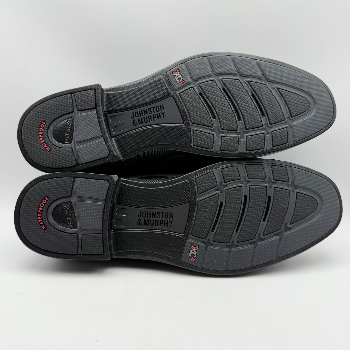 Johnston & Murphy Mens XC4 Maddox Oxford Shoes US 11.5 M Black Leather NWOB