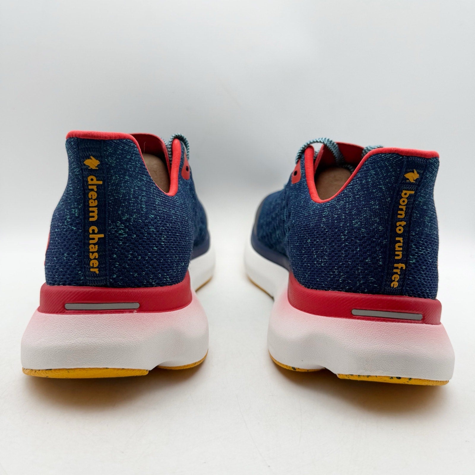 Rabbit Mens Dream Chaser Athletic Shoes Size 12 Blue Red Athletic Running NIB