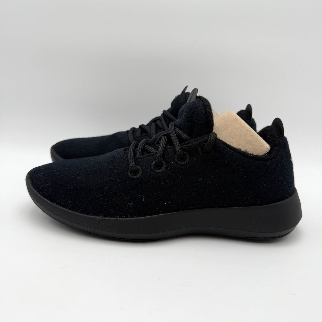 Allbirds Mens Wool Runner Mizzle Sneakers US 7 EU 39.5 Black Athletic NIB