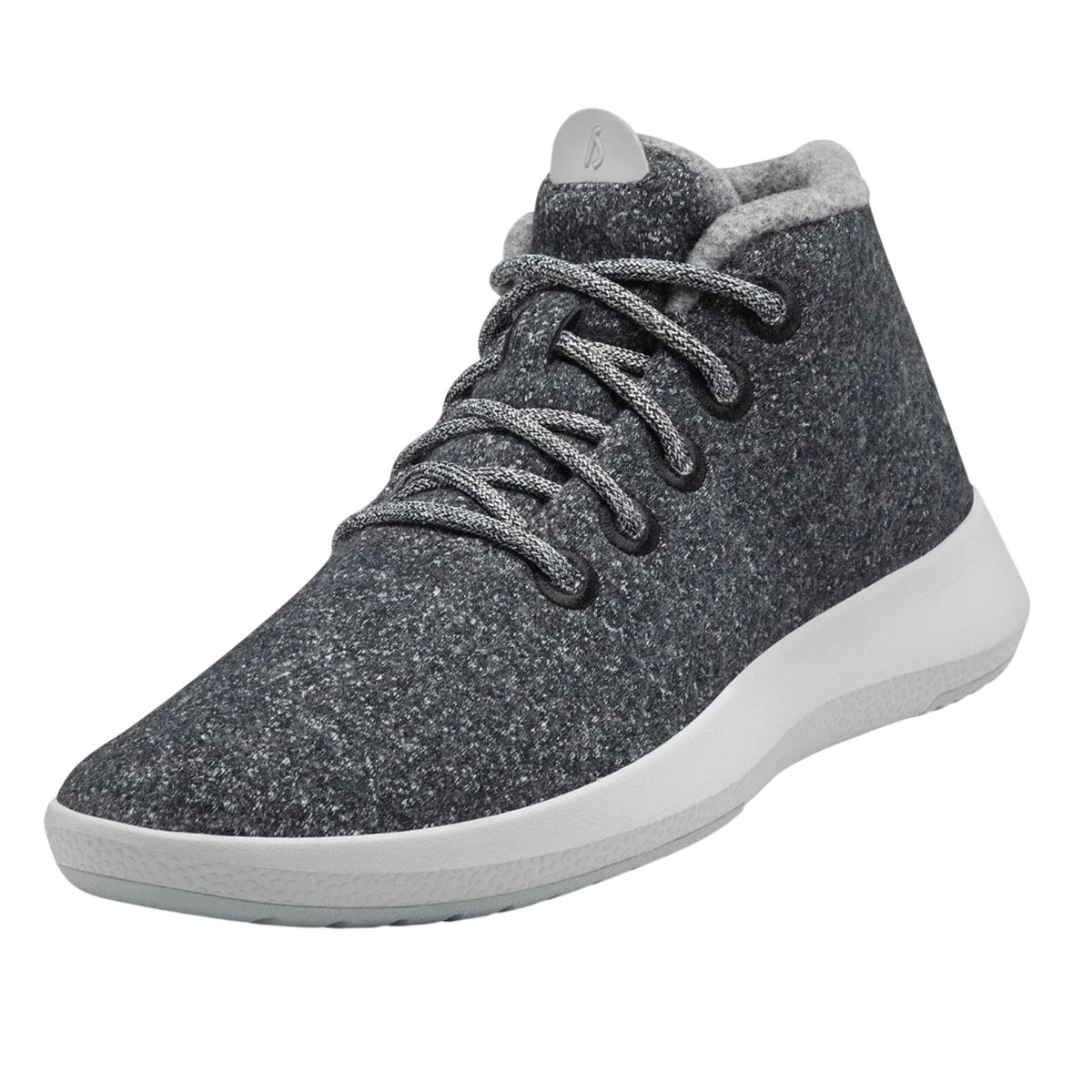 AllBirds Womens Runner-up Mizzle High Top Sneakers Size 7 EU 37 Grey Wool NIB