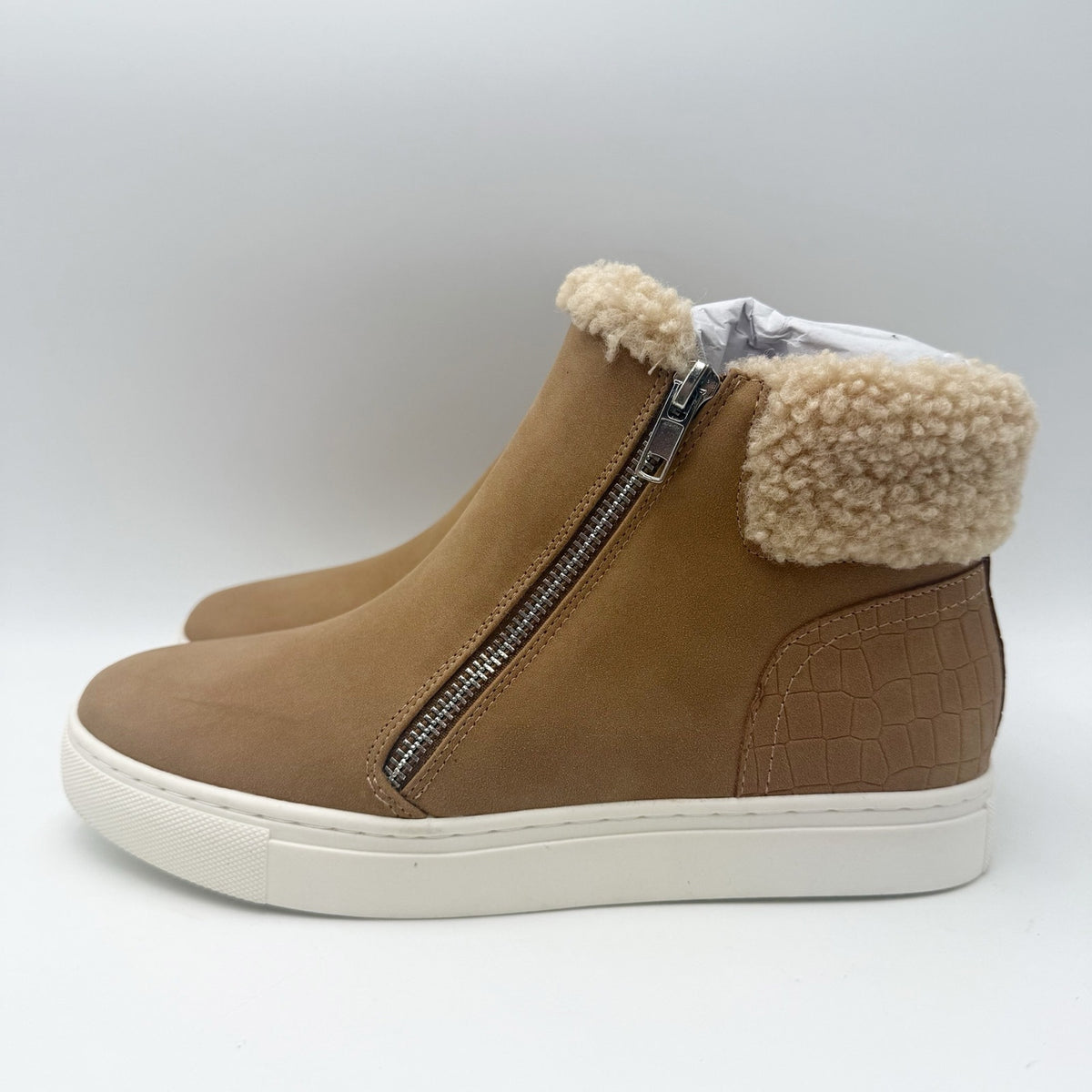 Dolce Vita Womens Adelyne Ankle Booties Size 7.5 Camel Tan NWOB
