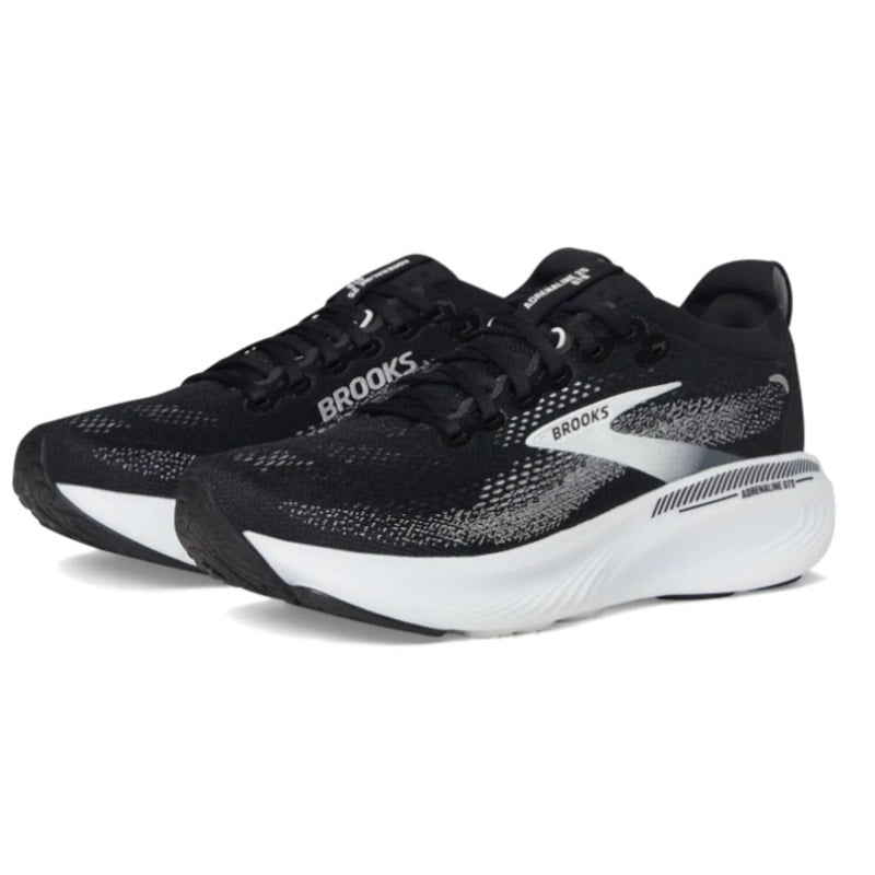 Brooks Womens Adrenaline GTS 25 Running Shoes Size 8.5 XW 2E Black Athletic NIB