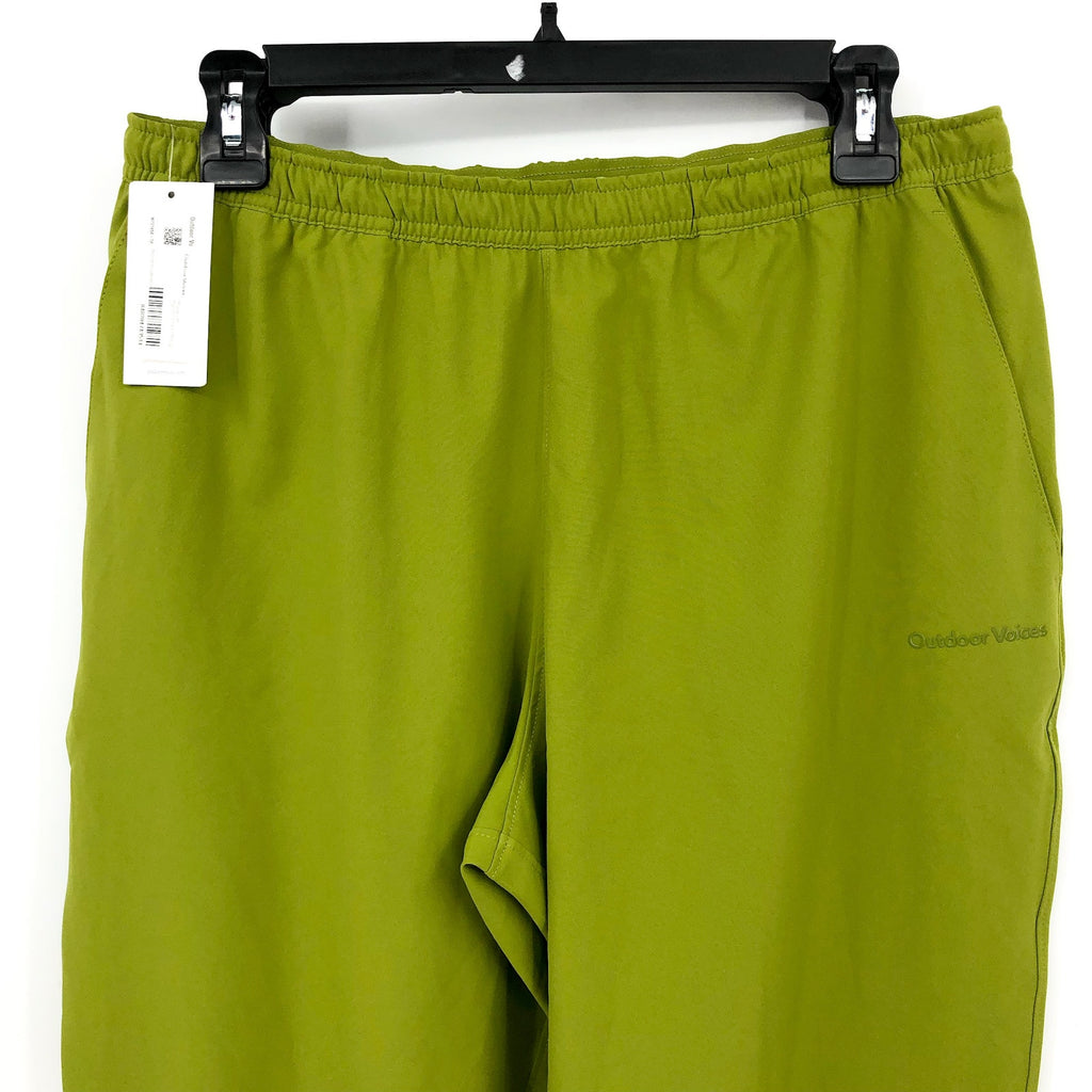 OUTDOOR VOICES Men's High Stride Pants Medium Mossy Green Lightweight NWT