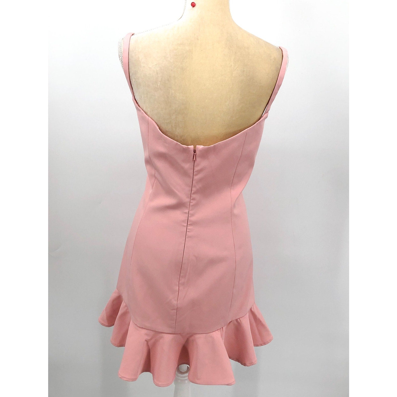 BARDOT Womens Gigi Mini Dress US 12 XL Pink Blossom Sleeveless