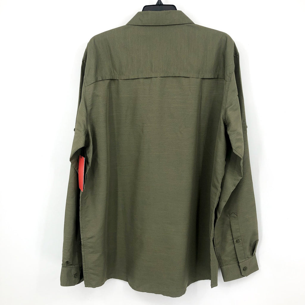 MOUNTAIN HARDWEAR Mens Canyon Long Sleeve Shirt XLT Green Hiking Outdoors NWT