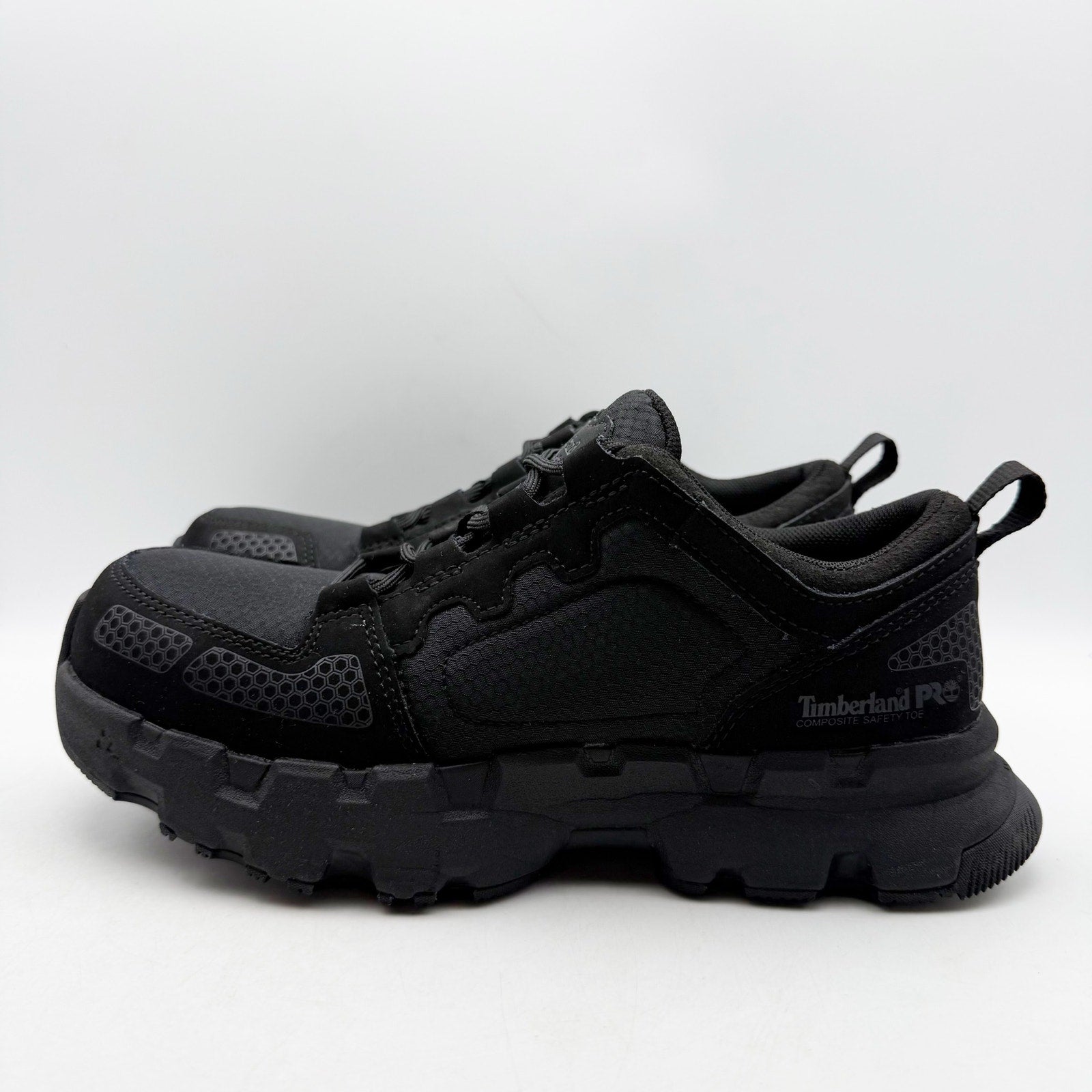 Timberland Pro Womens Powertrain EV CT Work Sneakers US 8.5 M EU 39 Black NIB