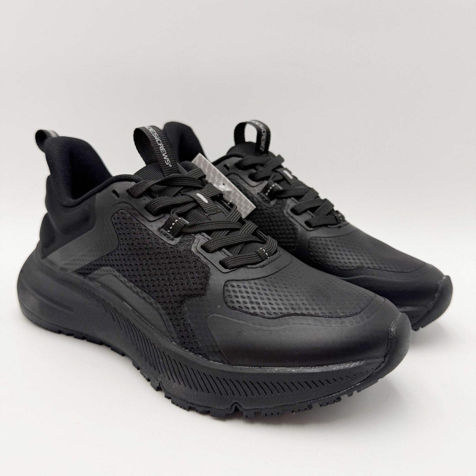 Shoes for Crews Womens Crossing Work Shoes Size 5 Black SR Water Resistant NIB