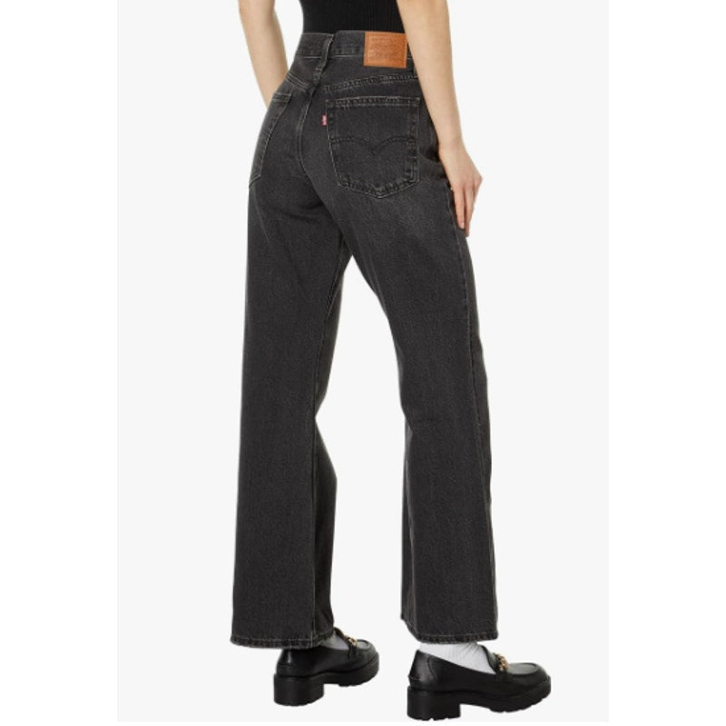 LEVI'S Women's Baggy Bootcut Jeans 27x31 US 4 Boot Barn Black A34950000 NWOT