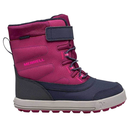 Merrell Kids Snow Storm Winter Boots US 7 M EU 38 Berry Navy Waterproof NIB