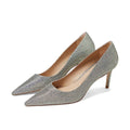 Stuart Weitzman Women’s Stuart 75 Pumps Platino Size 5 Gold Heels NWOB