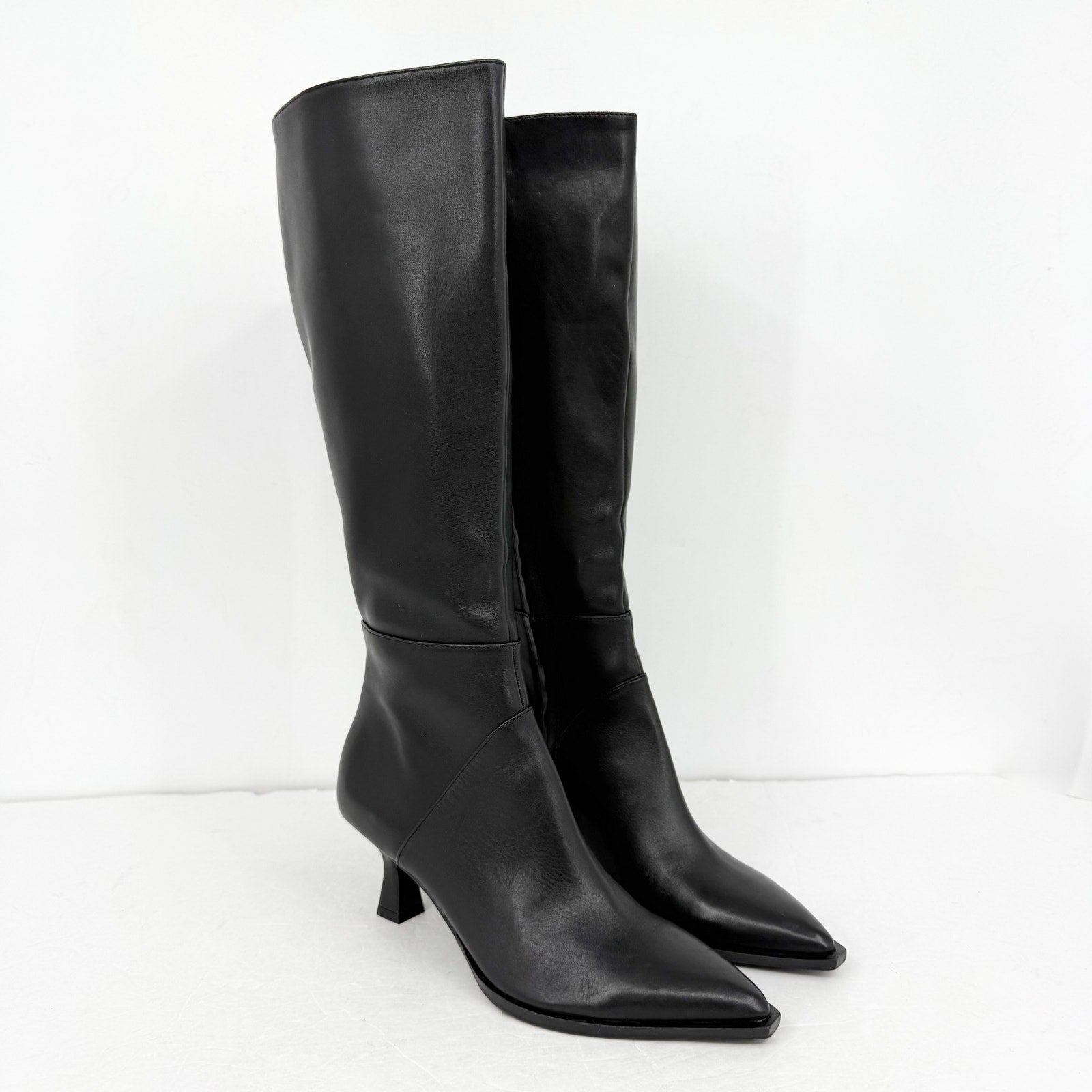 Dolce Vita Womens Ashton Knee High Boot US 10 M EU 40.5 Black Leather NWOB