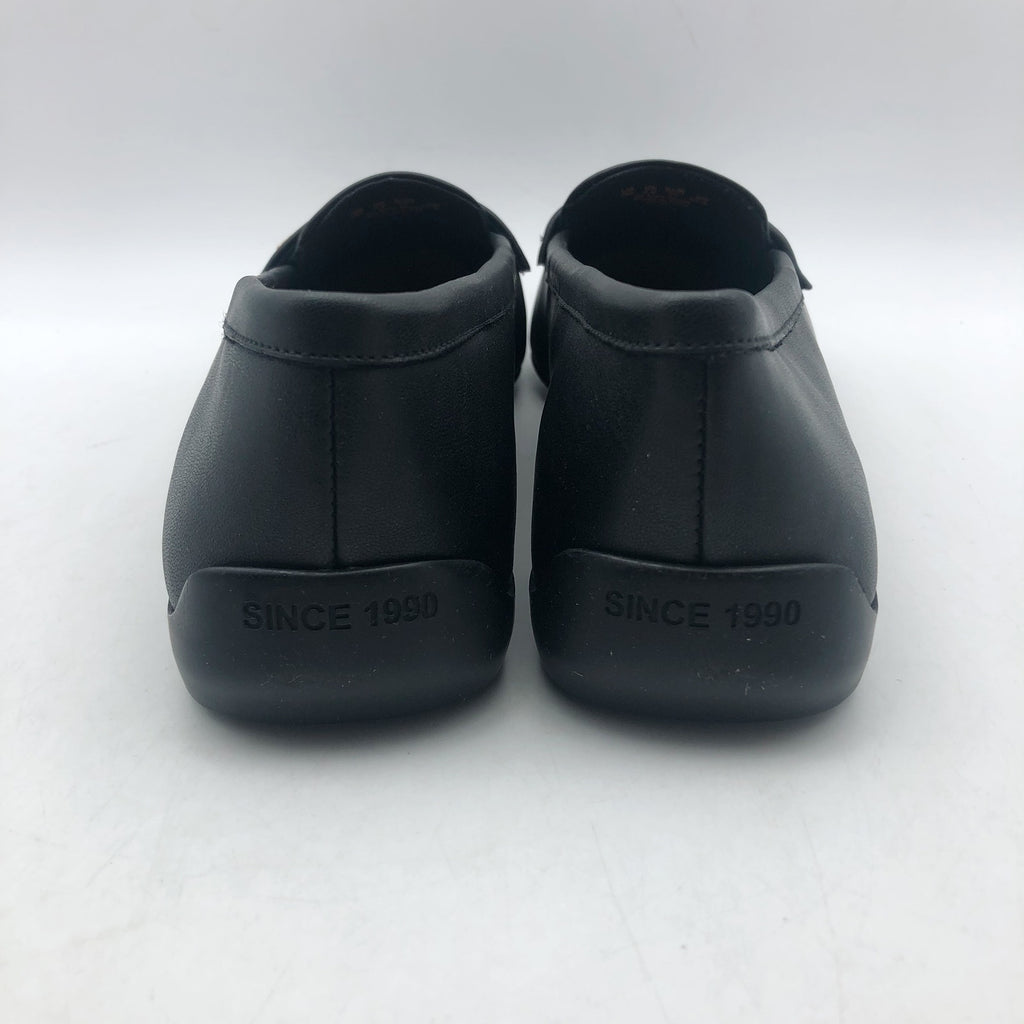 Franco Sarto Womens Faris Slip On Flats Size 6.5 Black Faux Leather NIB