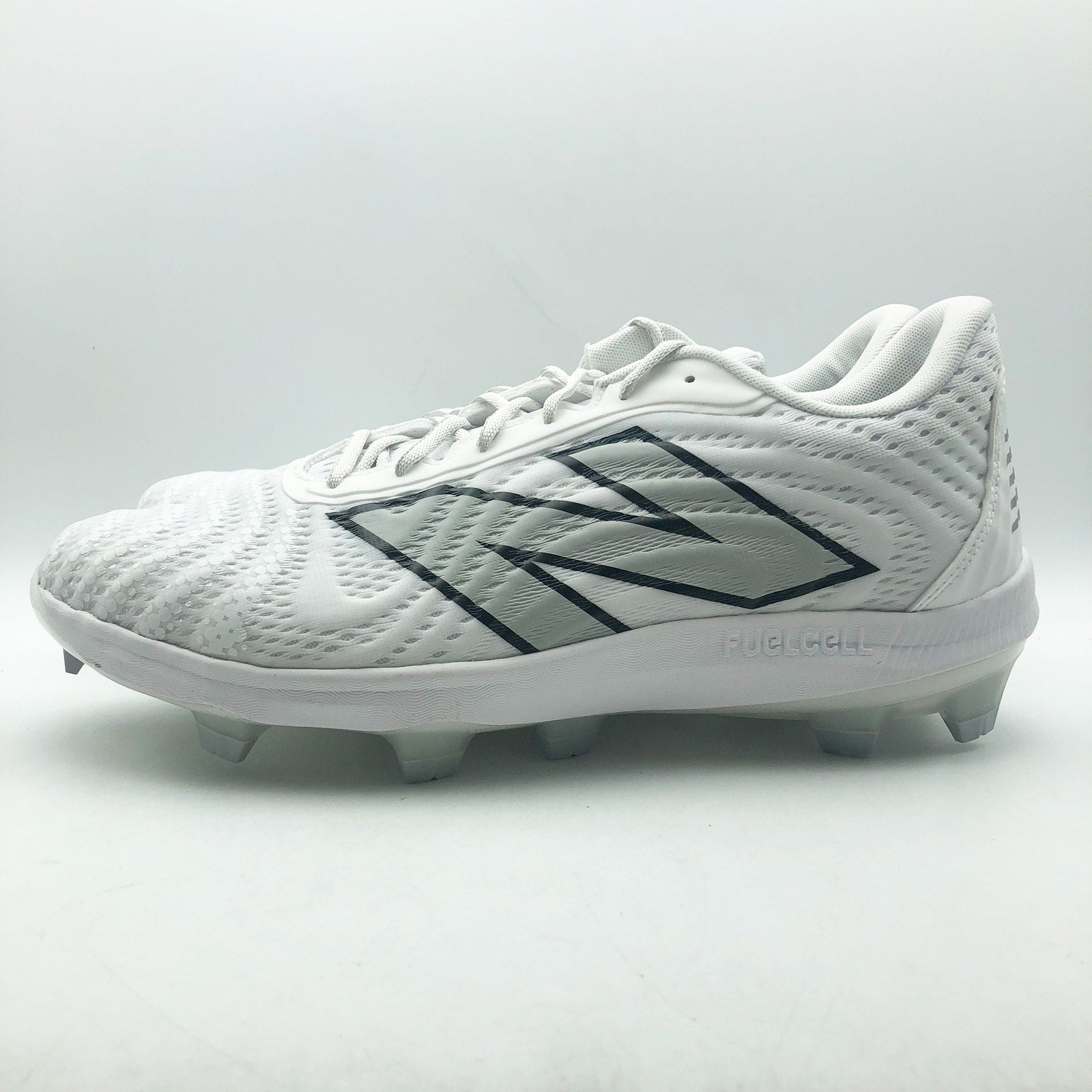 New Balance Mens FuelCell 4040v7 Cleats Size 14 White Black Molded Baseball NWOB