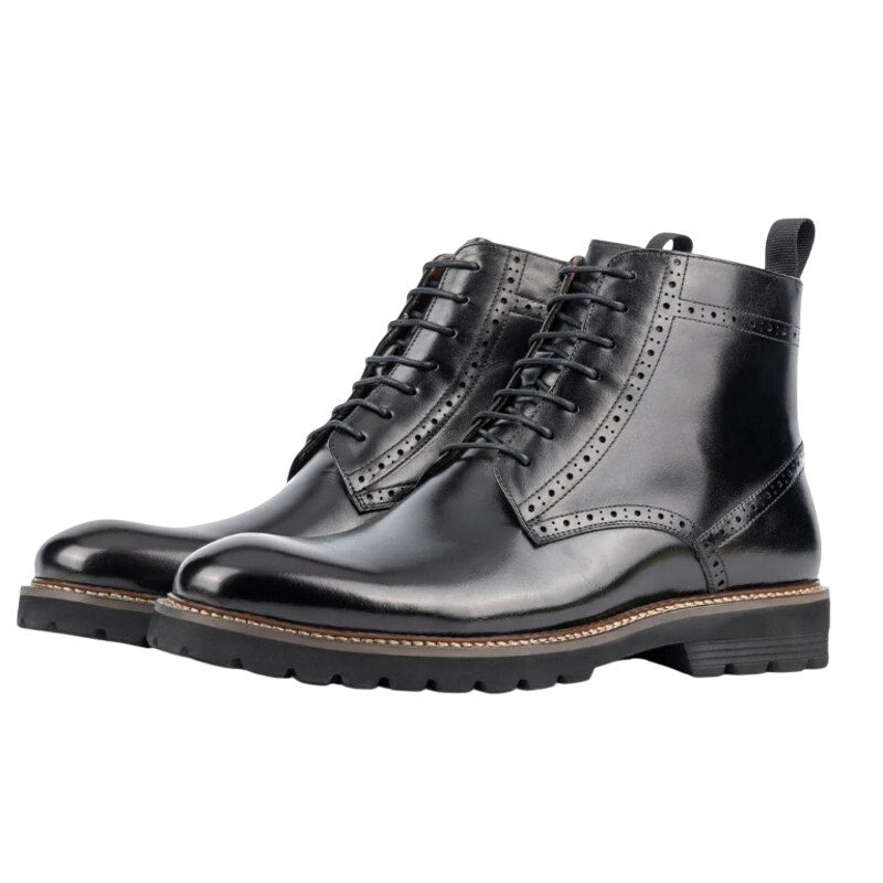 Vintage Foundry Co. Mens Blade Ankle Boots US 11 EU 44 Black Leather NIB