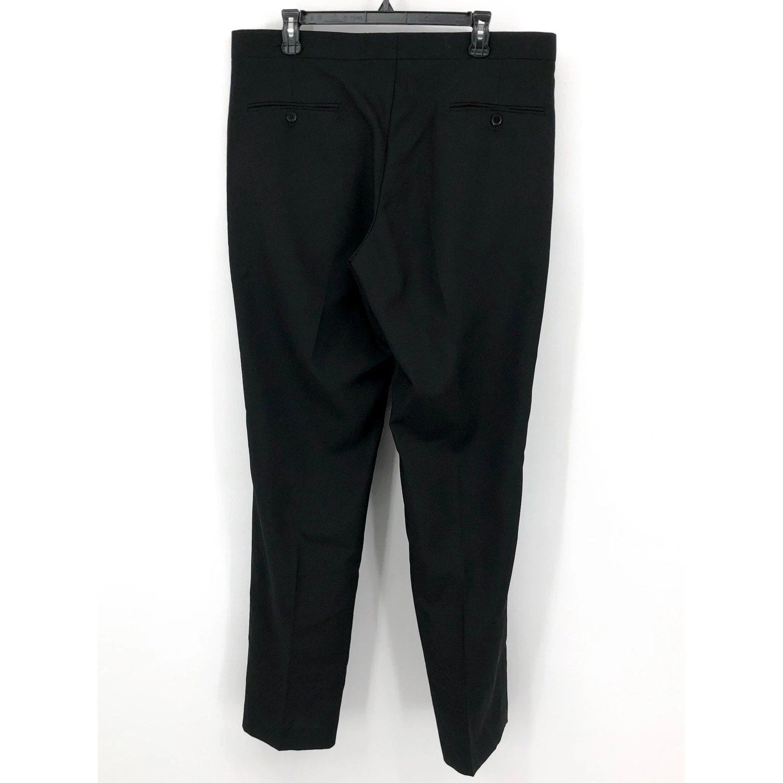 OPPOSUITS Mens Tuxedo Dress Pants 40 x 34 Black Pleated Slim Straight Leg NWOT