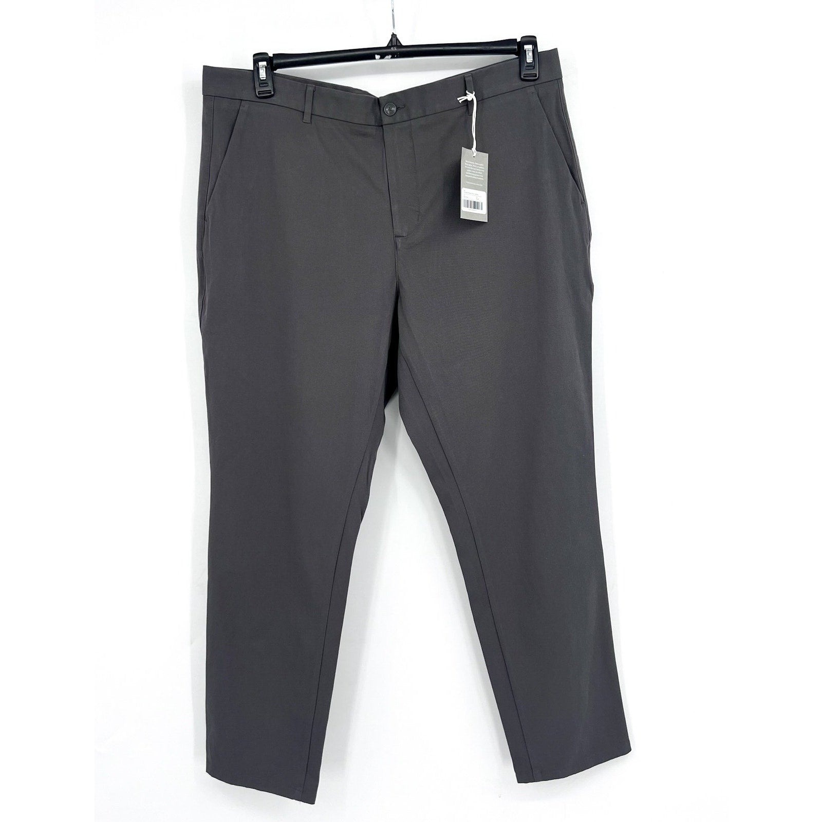 EVERLANE Uniform Mens Performance Chino Pants 40x32 Slate Grey Athletic Fit NWT