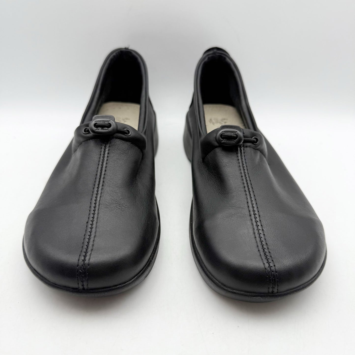 Arcopedico Womens New Queen II Loafers EU 41 US 10 Black Leather Slip On NWOB