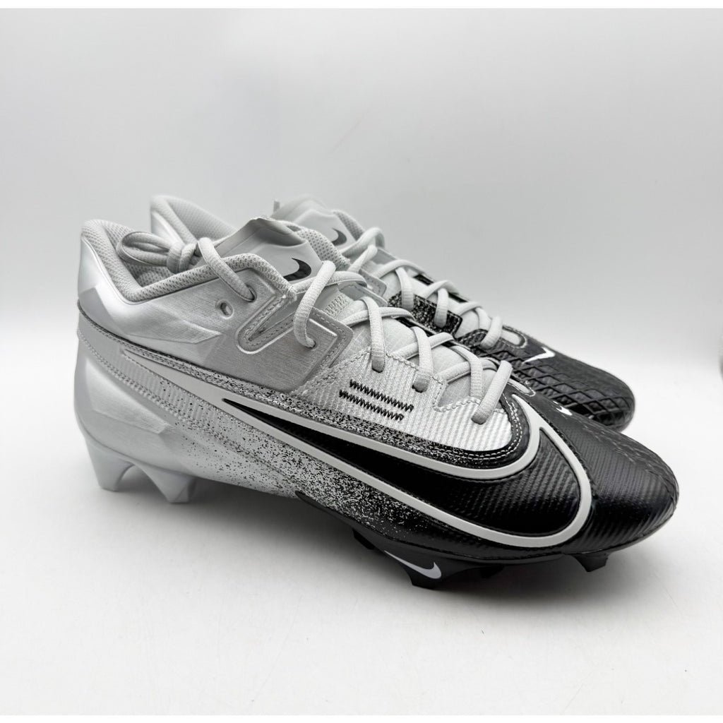 Nike Men Vapor Edge Elite 360 2 Molded Football Cleats US 10.5 Silver Black NWOB