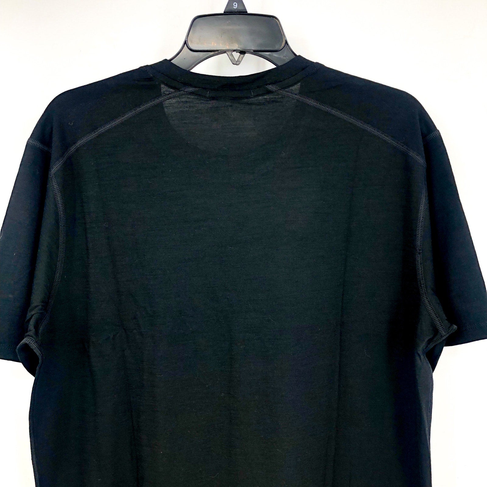 SMARTWOOL Men's Merino Short Sleeve Tee Large Black Crewneck Stretch NWT