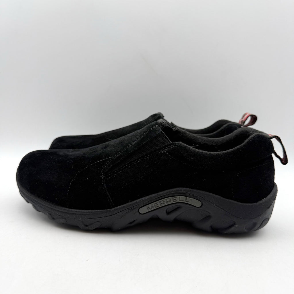 Merrell Kids Jungle Moc Sneaker US 4 EU 35 Black Suede Slip On Shoe NIB