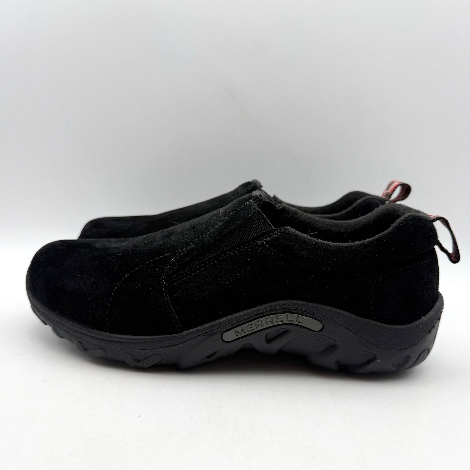 Merrell Kids Jungle Moc Sneaker US 4 EU 35 Black Suede Slip On Shoe NIB