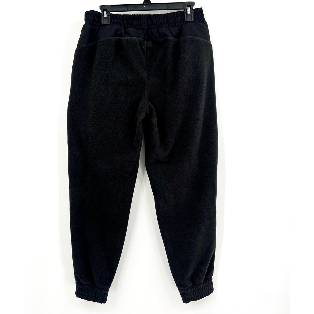 PUMA Women's ESS Elevated Winterized Pants Medium Black Drawstring Joggers NWT