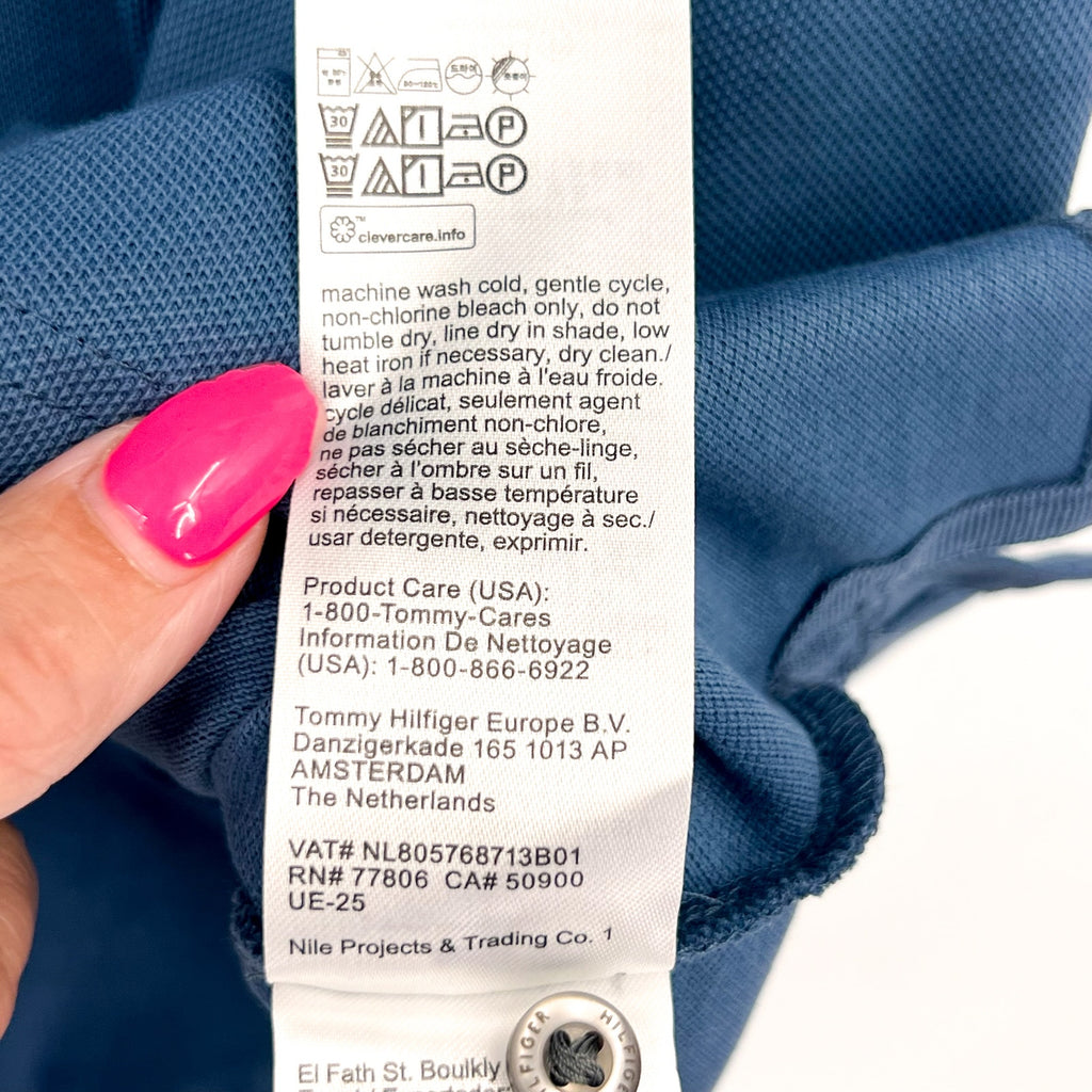 TOMMY BAHAMA Men's Classic Fit Short Sleeve Polo Shirts XXL Blue Aegean Sea NWT