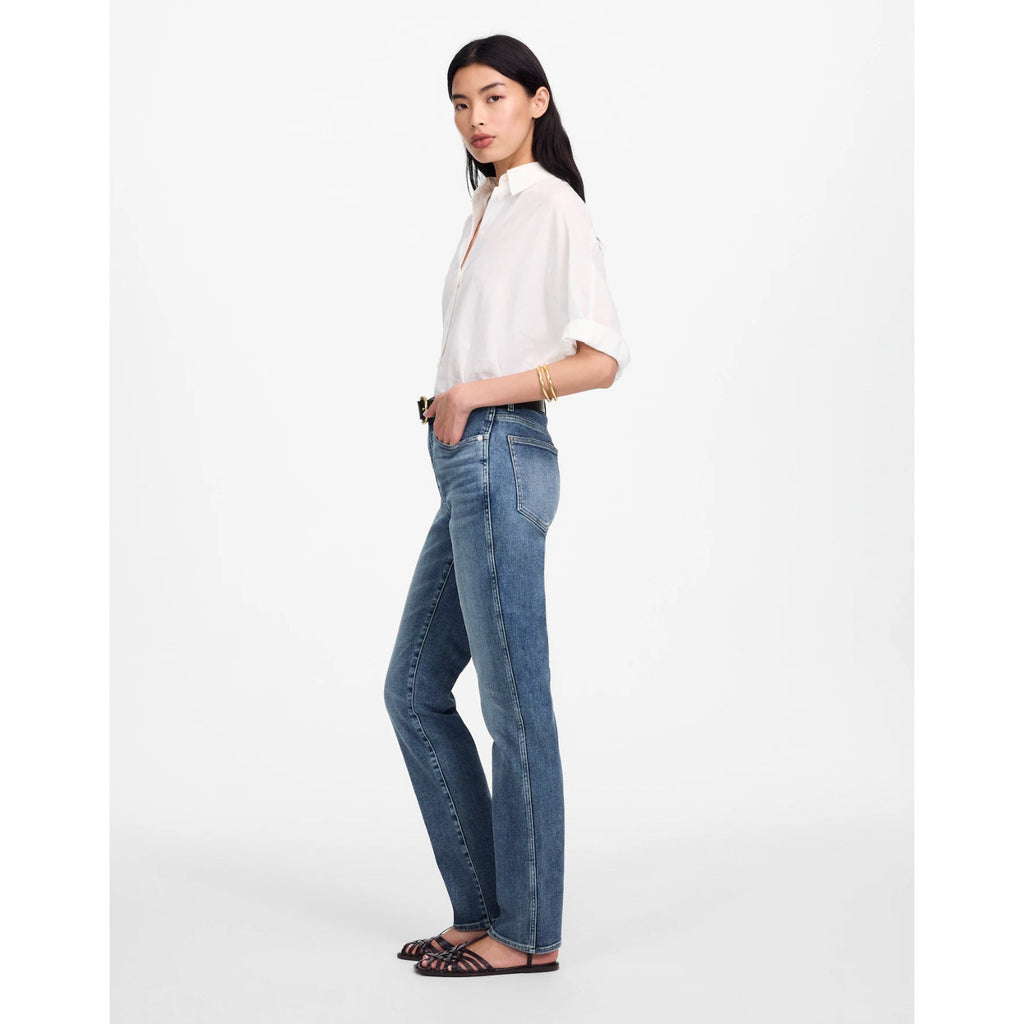 MADEWELL Womens Stovepipe Jeans Size 30 US 10 Blue Slim Straight NU072 NWT