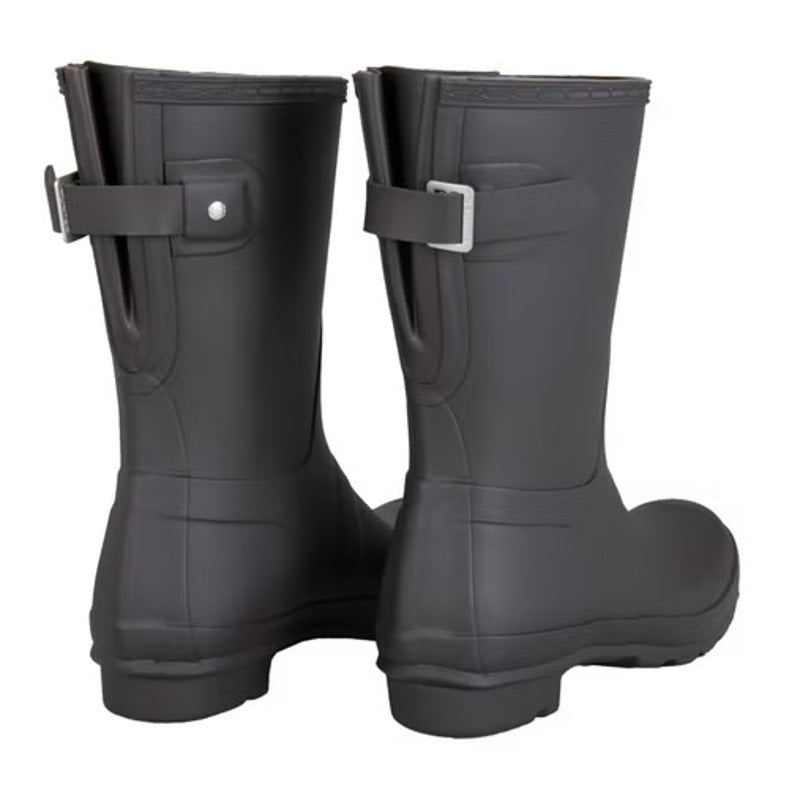 Hunter Womens Original Short Rain Mid Boots US 8 EU 39 Navy Blue Waterproof NWOB