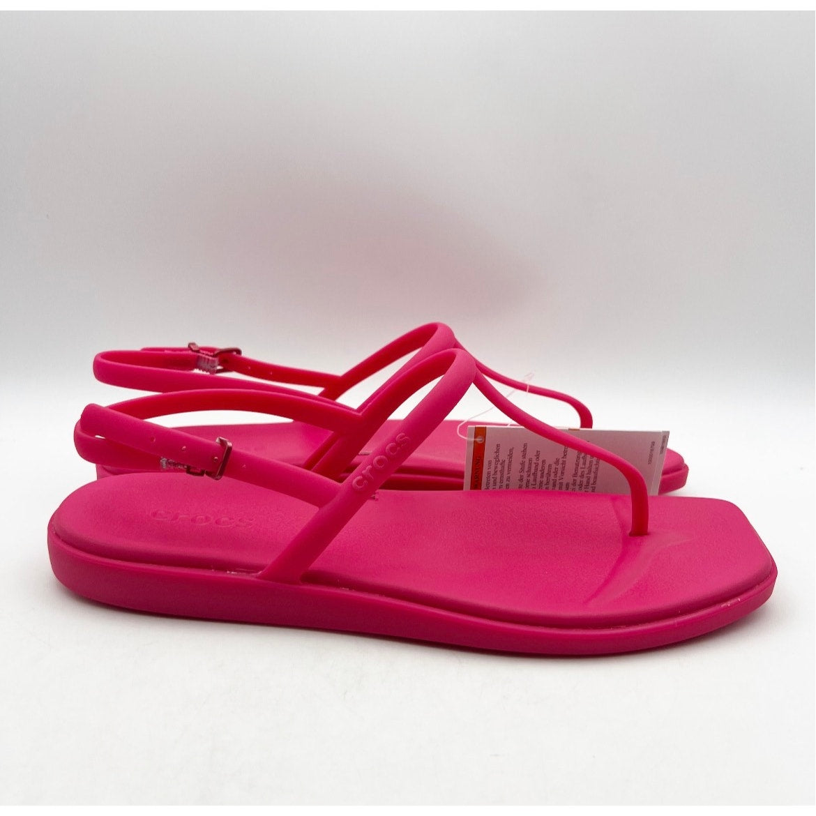 Crocs Women's Miami Thong Sandal Size 11 Dragon Fruit Pink Flip Flop NWT