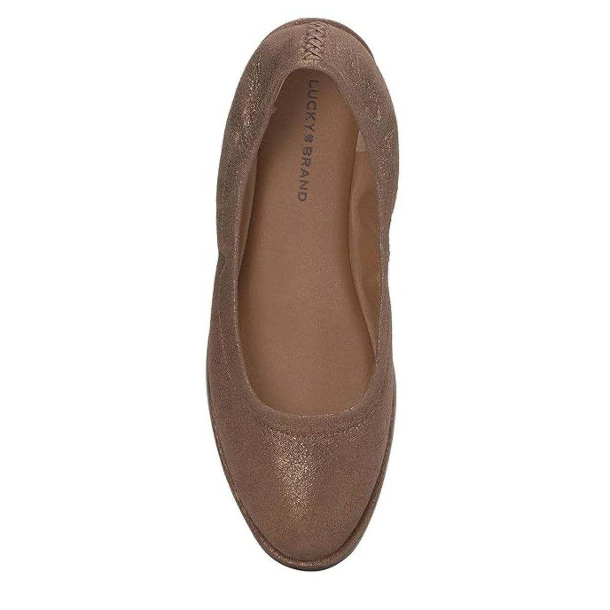 Lucky Brand Womens Wimmie Ballet Flats Size 8.5 M Bronze Brown NIB