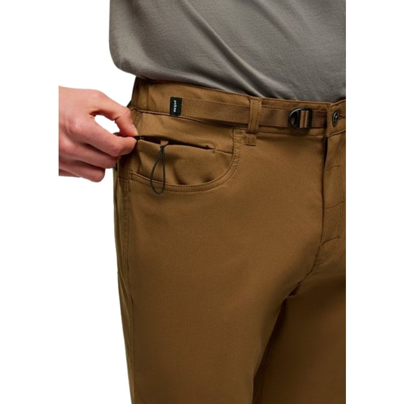 PRANA Men's Stretch Zion Top-Out Pants XL 36-38" Sepia Tan Straight Leg NWT
