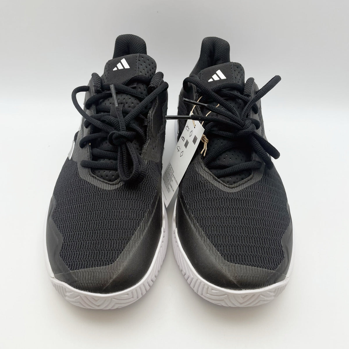 Adidas Women's CourtJam Control Athletic Shoes Size 9.5 Black White Tennis NIB
