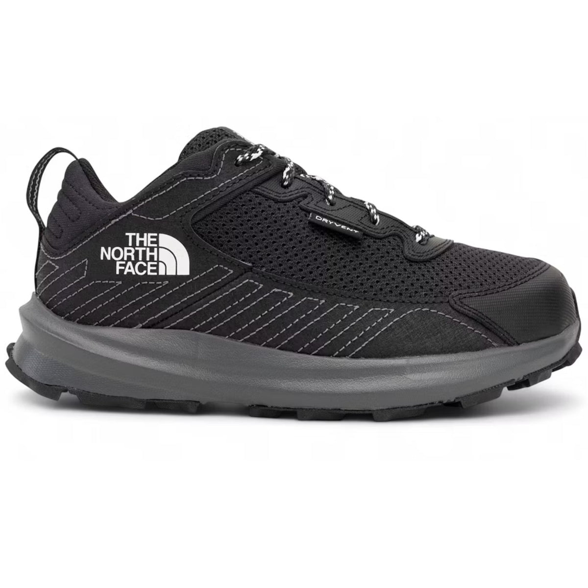 THE NORTH FACE Kids Fastpack Hiker Shoes Youth 2 EU 33.5 Black Waterproof NWOB