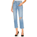 RE/DONE Womens Originals 70s Stovepipe Jeans 26x27 US 4 Rodeo Indigo Blue NWT