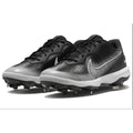 Nike Mens Alpha Huarache Varsity 4 Baseball Cleats US 8.5 Black Grey Metal NWOB