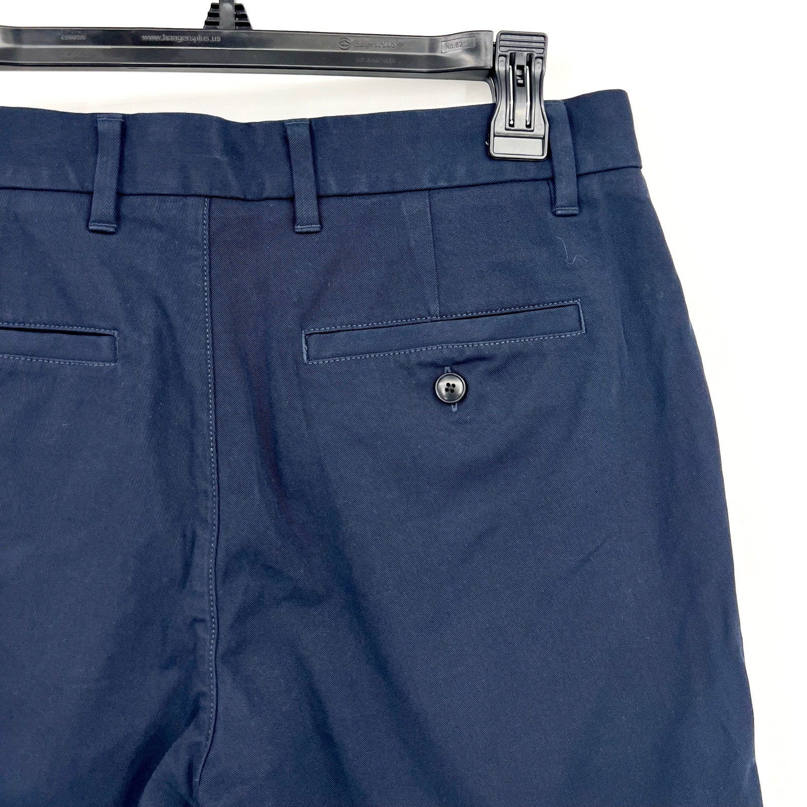 EVERLANE Men's The 9" Performance Chino Shorts Size 30 Navy Blue Slim-Fit NWT