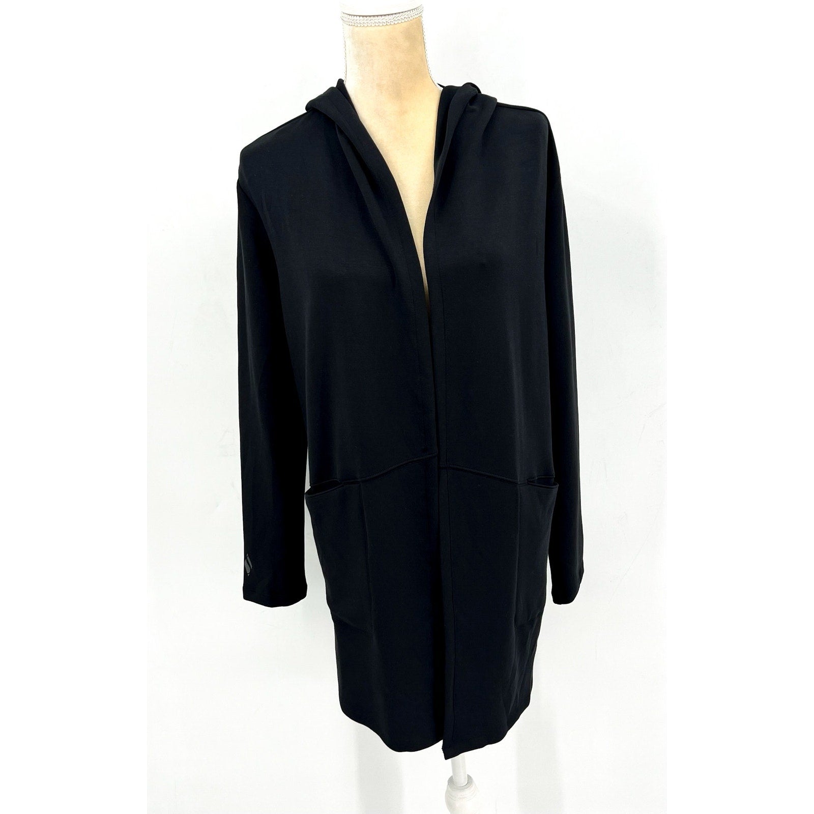 SKECHERS Women's Skechluxe Elevate Restful Hoodigan Jacket XS Black NWT