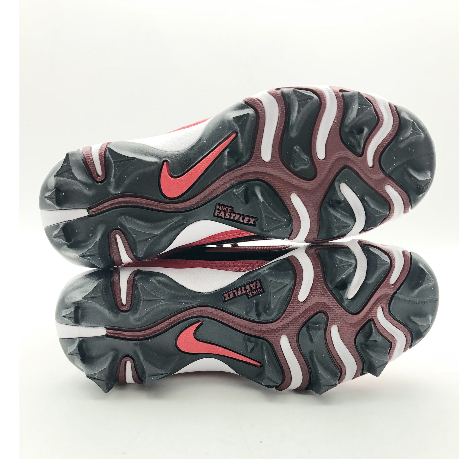 Nike Boys' Alpha Menace 4 Shark Football Cleats Size 10 Red White NWOB
