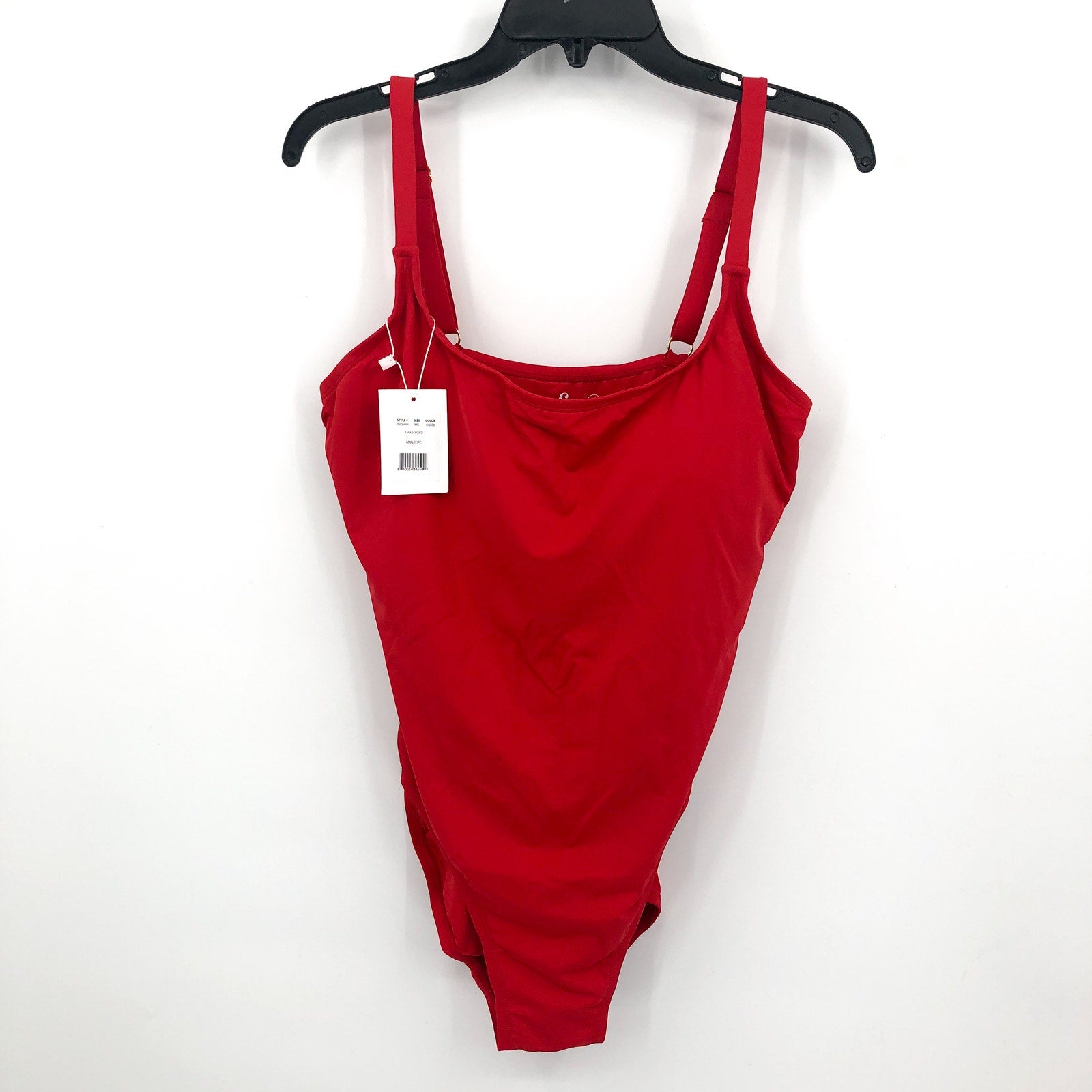 ANDIE SWIM The Amalfi Classic One Piece Swimsuit 3XL Size 20 Cherry Red NWT