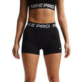NIKE Pro 365 Dri-FIT Training 3" Mid Rise Bike Shorts Medium Black White NWT