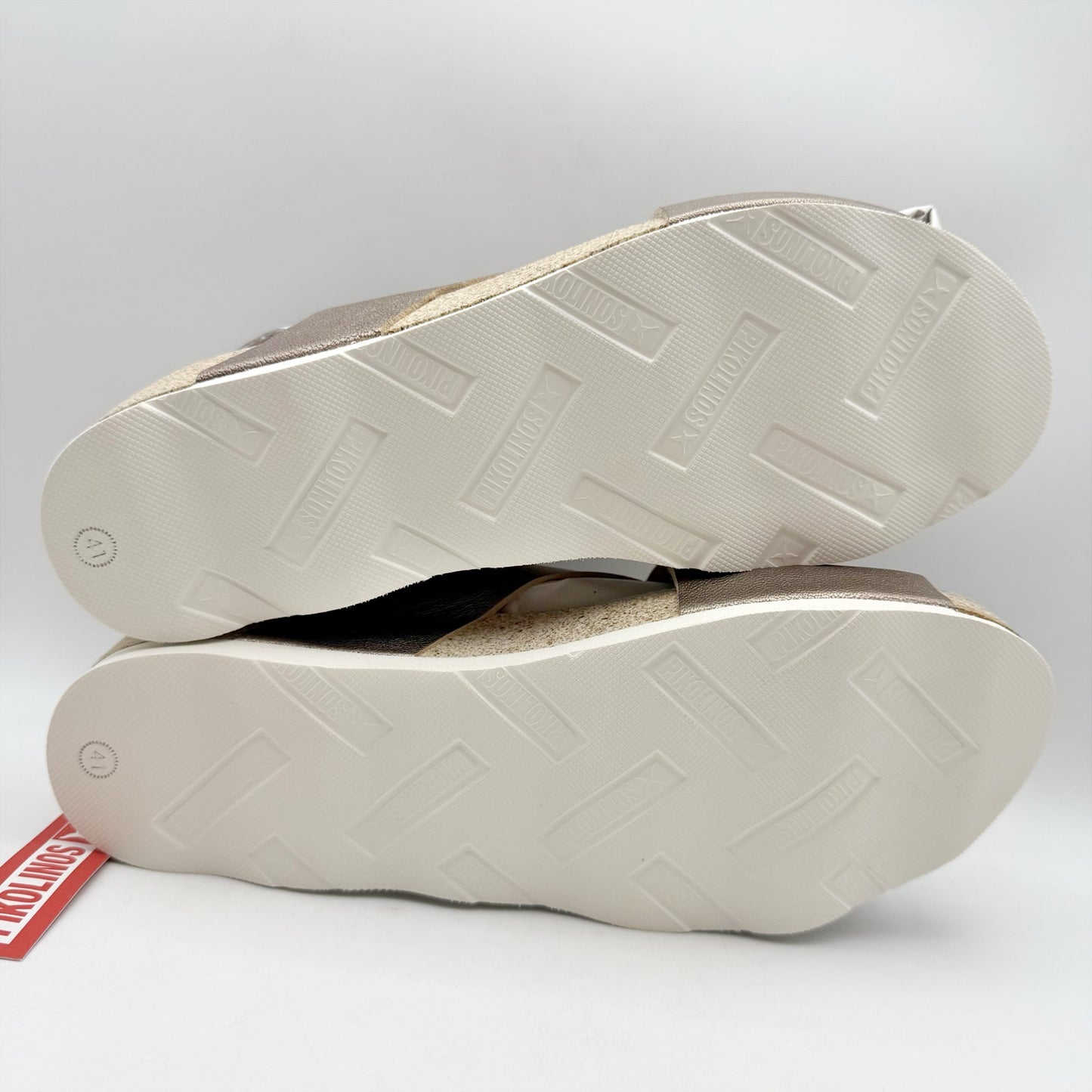 PIKOLINOS Womens Mahon W9E-0912CLC1 Sandals EU 41 US 10.5-11 Beige Leather NIB