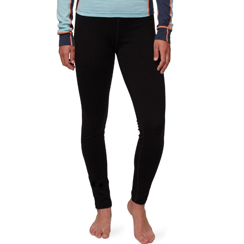 ICEBREAKER Women's Merino 260 Tech Thermal Leggings Large Black Base Layer NWT