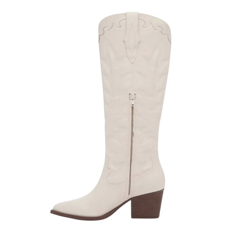Crown Vintage Womens Sury Cowboy Boots Size 10 M Off White NWOB