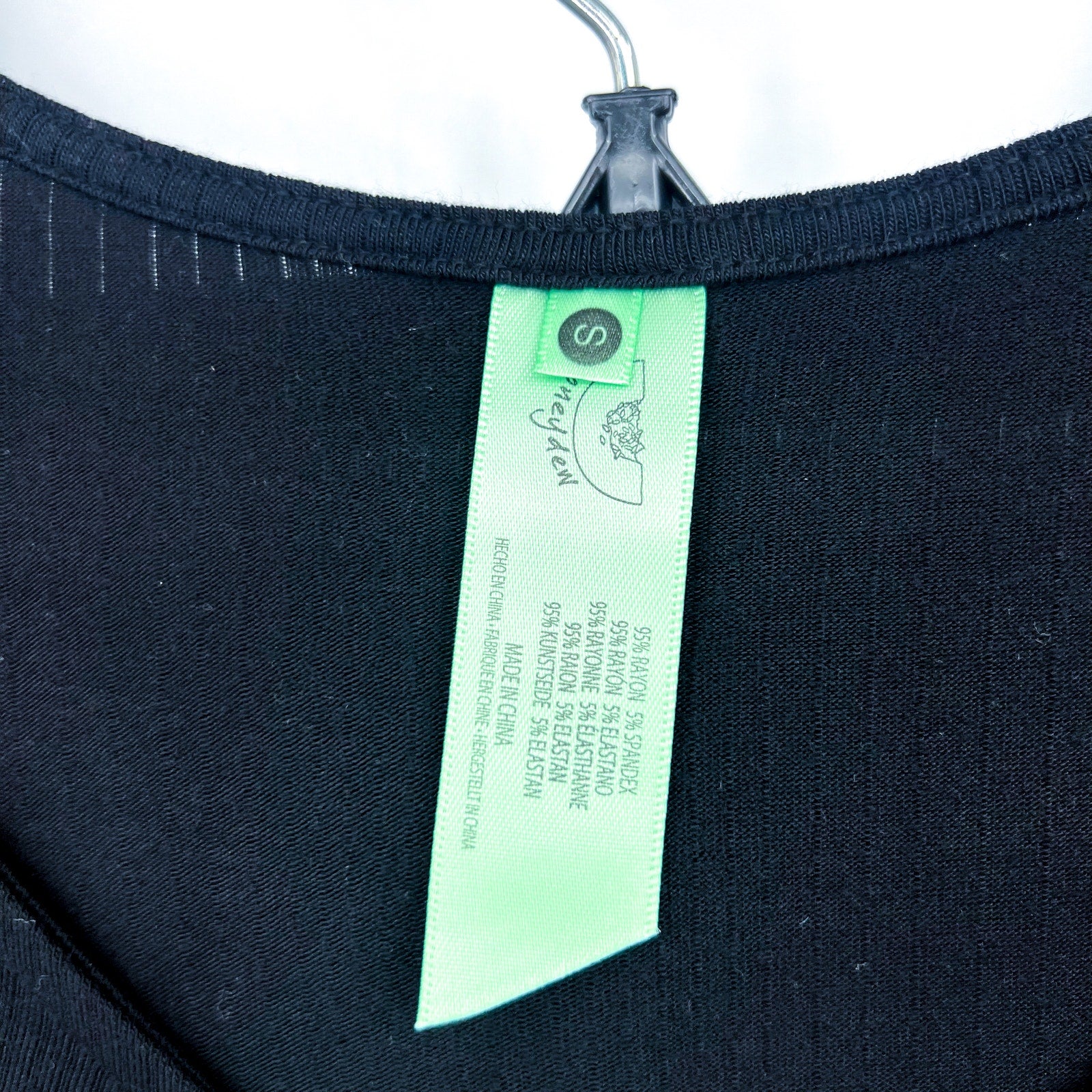 HONEYDEW Women's Dreamland Lounge Rib Pajamas Set Small Black NWT