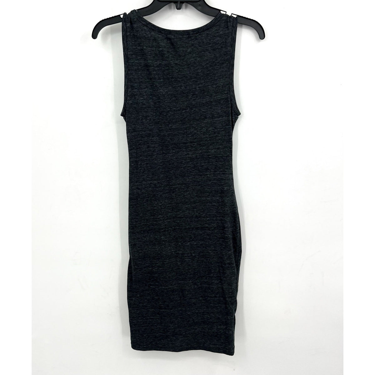 TREASURE & BOND Sleeveless Jersey Tank Dress XS Charcoal Gray Ruched NWOT