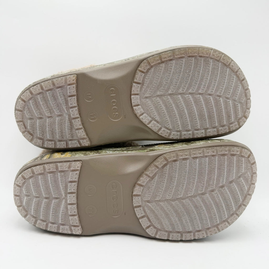 Crocs Mens Classic Lined Shorty Clogs Size 11 Real Tree Green Camo NWT