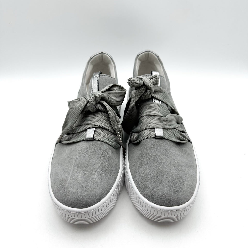 Gabor Womens 73.333.10 Casual Sneakers UK 5.5 US 8 Grey Stone Suede NWOB