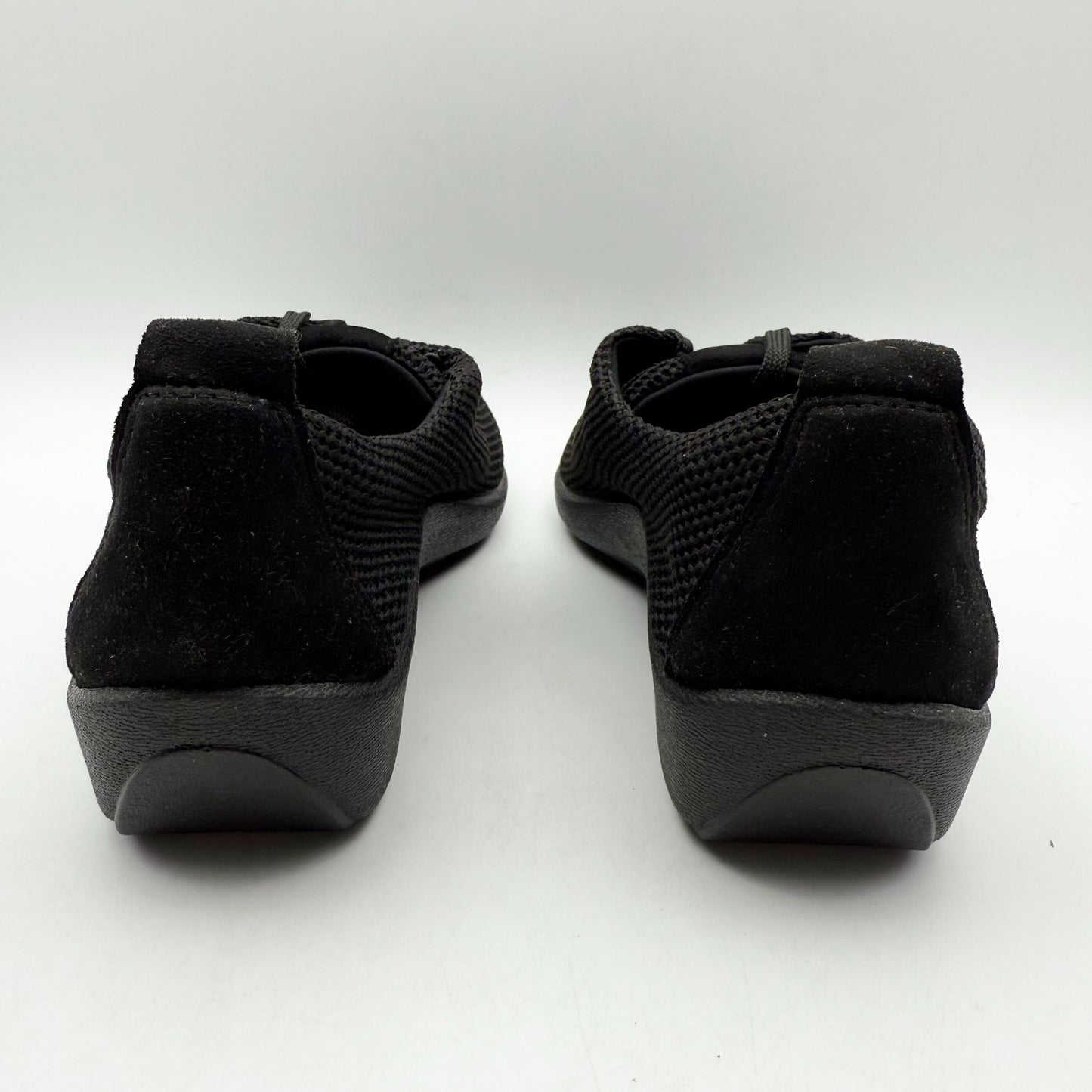 Arcopedico Womens Net 3 Oxford Sneakers EU 39 US 8-8.5 Black Knit NWOB